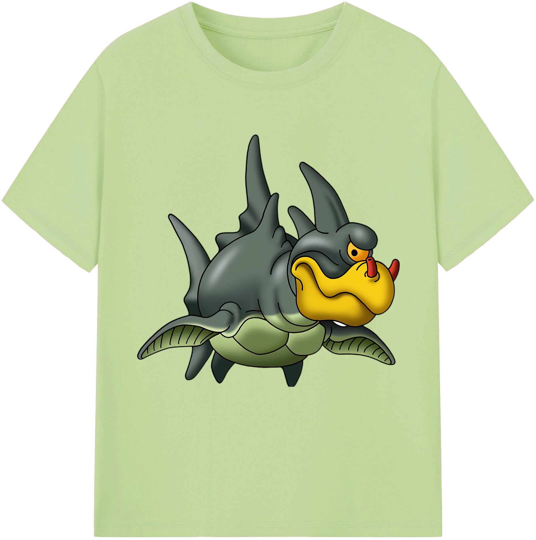 （画像用） ドラゴンクエスト Doragon Kuesuto Dragon Quest 綿100％半袖Tシャツ（フロントプリント）